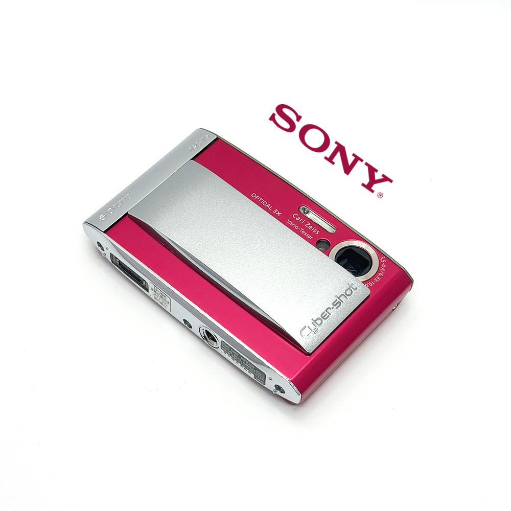 SONY 소니 사이버샷 DSC-T5 레드 Y2K 레트로 디지털 카메라