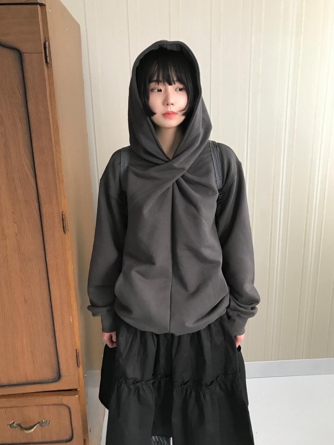 TWIST OVER HOODIE (3 color)