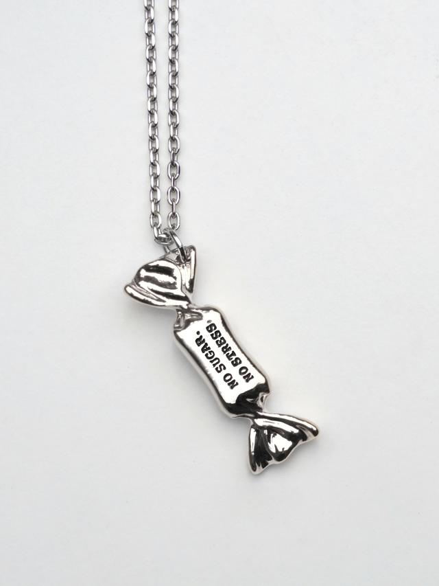 Candy Chain Necklace-Silver(Lettering)