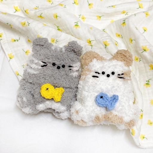 [할인]냥이 에어팟프로2케이스 커스텀 인형 버즈케이스