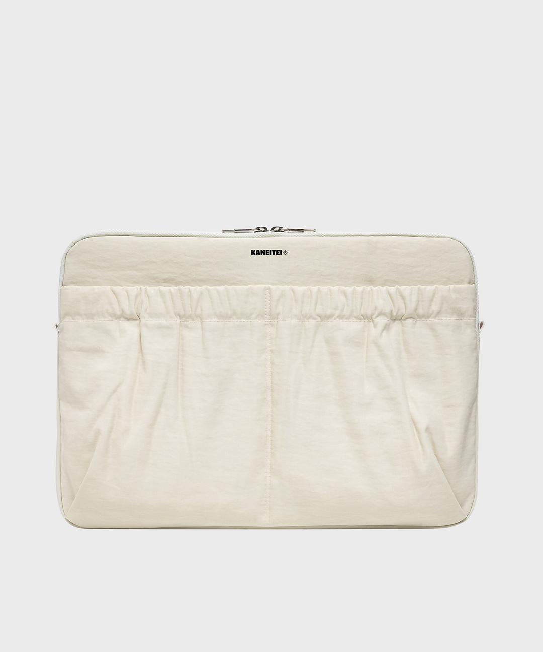 [16인치 5/13 예약발송] NAPOLI LAPTOP POUCH (ECRU) / RECYCLED