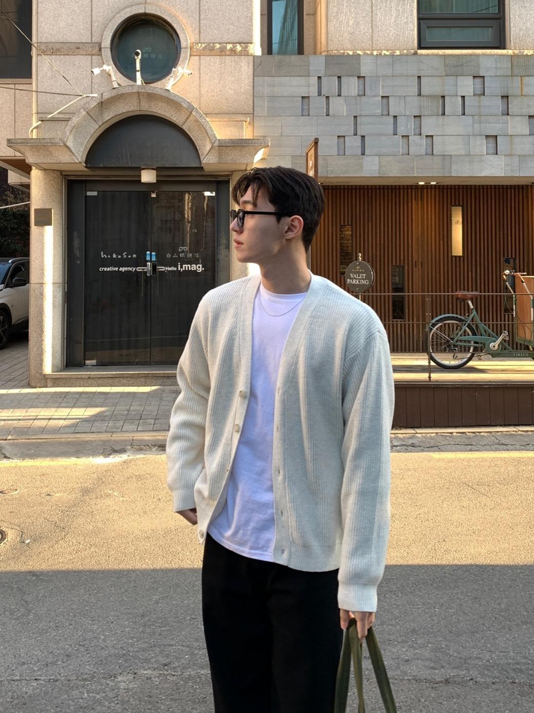 S. Merino Wool Soft Knit Cardigan