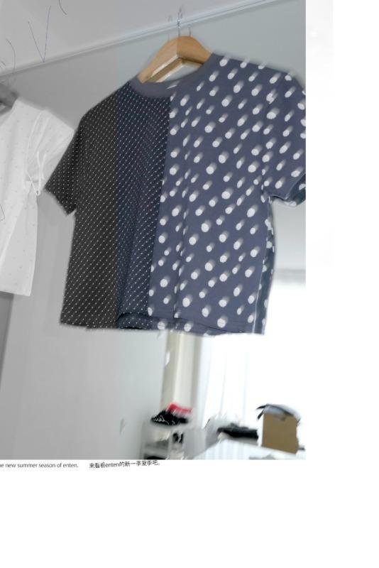 half dot tee (2color)