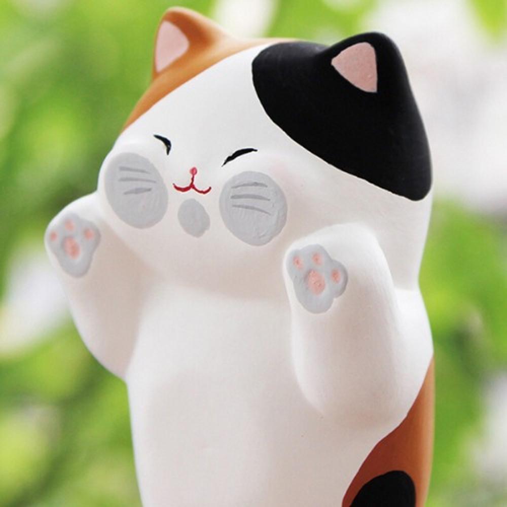 볼눌린 고양이 장식 피규어(4종류) - 검정색 고양이 추가!