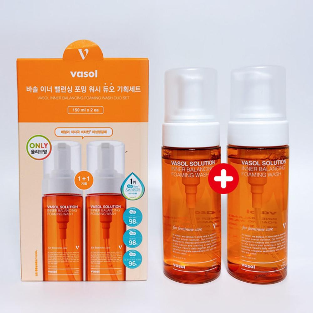 바솔 이너밸런싱 포밍워시 150ml+150ml 여성청결제