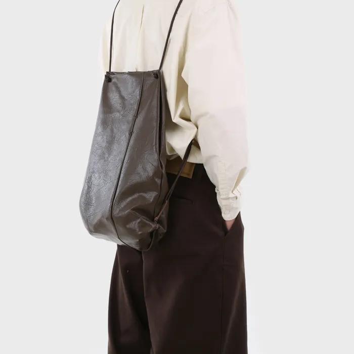 Wood Stitch Stringbackpack_brown