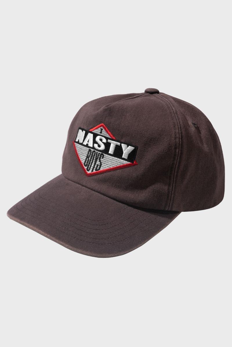 10/21 예약 배송 Nasty boys 5-panel cap (Faded brown)
