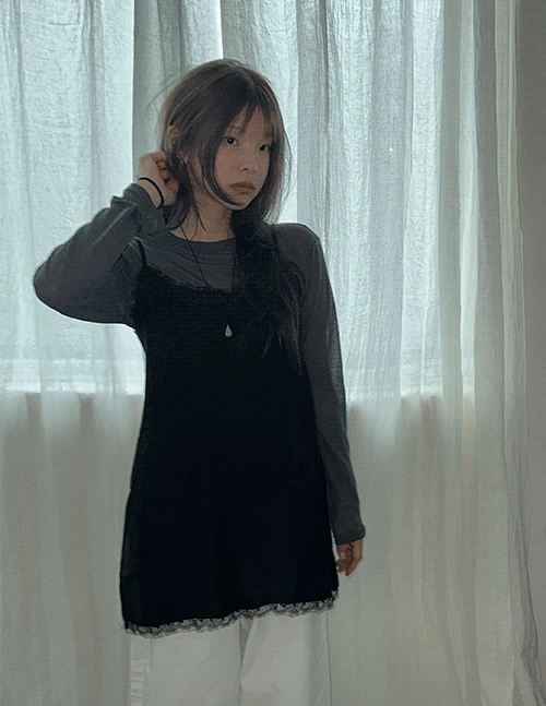 비넷 레이스 원피스