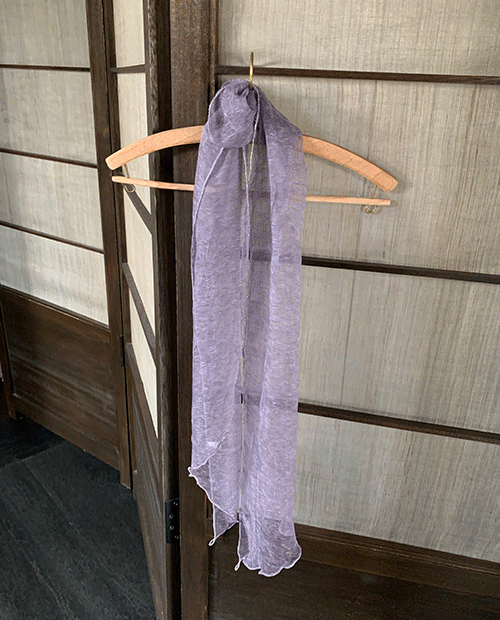 mesh wave scarf / 2color