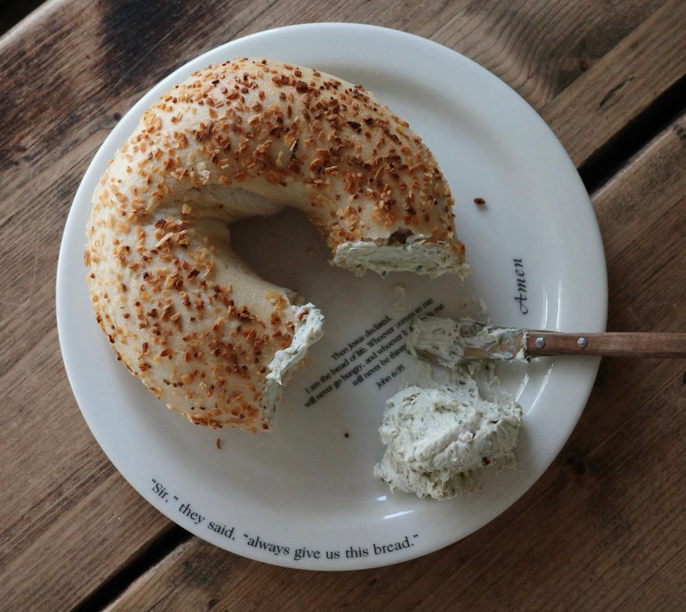 요한복음 레터링 원형 플레이트 접시 (M size)