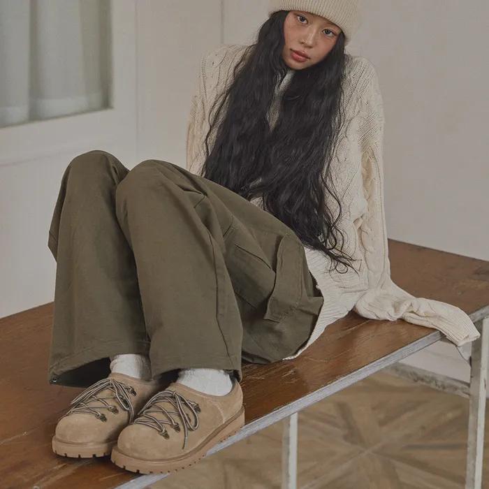 마운틴 윈터 클로그 R25U100 (베이지 스웨이드)