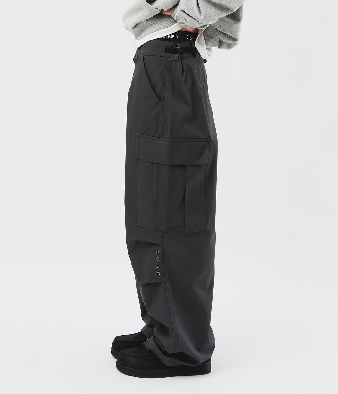 (MADE) Tech M-65 Cargo Pants_Charcoal