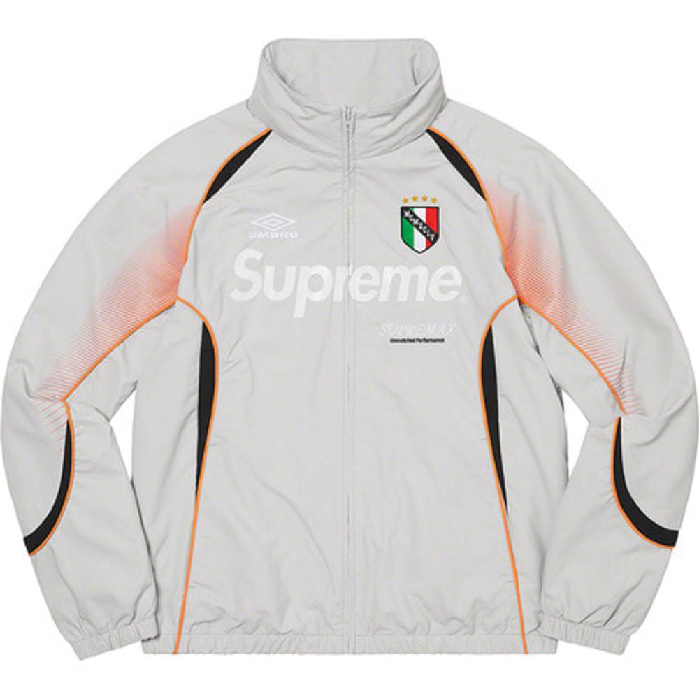 SS22 슈프림 x 엄브로 트랙 자켓 그레이 Supreme x Umbro Track Jacket Grey