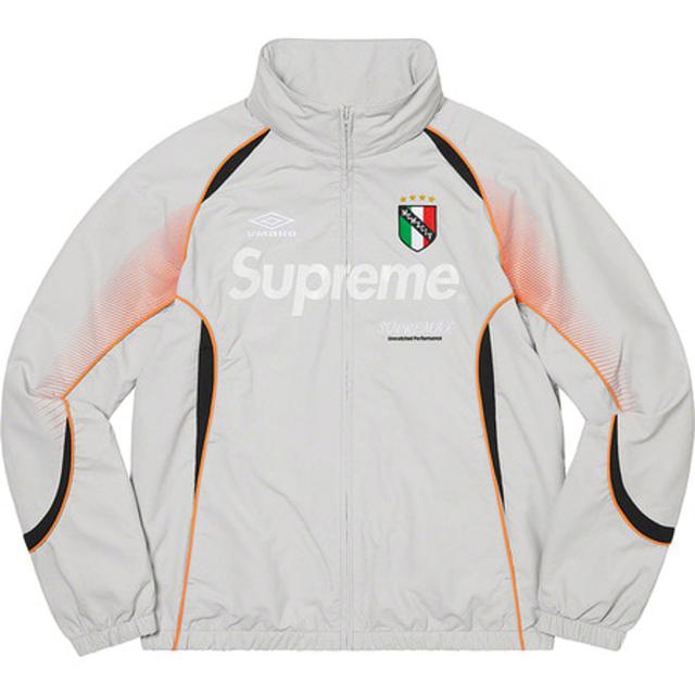 SS22 슈프림 x 엄브로 트랙 자켓 그레이 Supreme x Umbro Track Jacket Grey