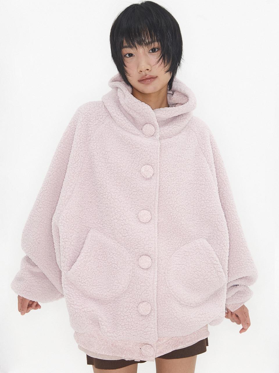 SHERPA CLOUD JACKET MISTY PINK