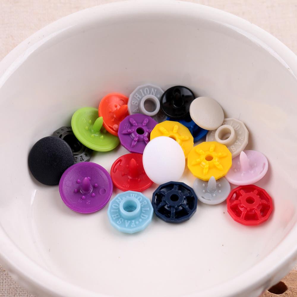 월드패션 티단추 T단추 11mm 화이트