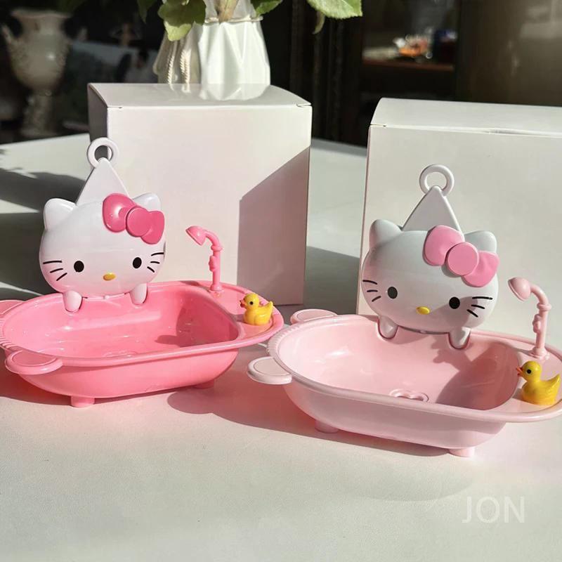 산리오헬로키티 무타공 비누 받침대 물빠짐 케이스 홀더 비누각 거치대 트레이 욕실 용품 정리