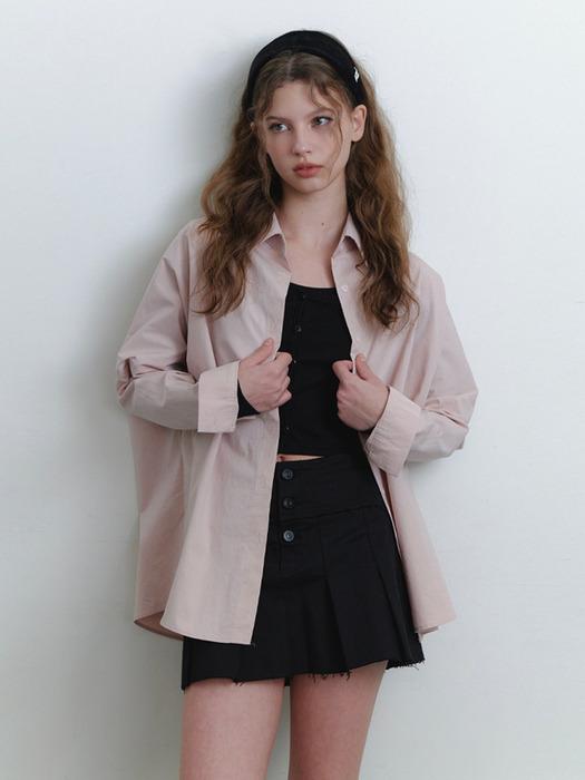 drop over fit shirts - indi rosy pink