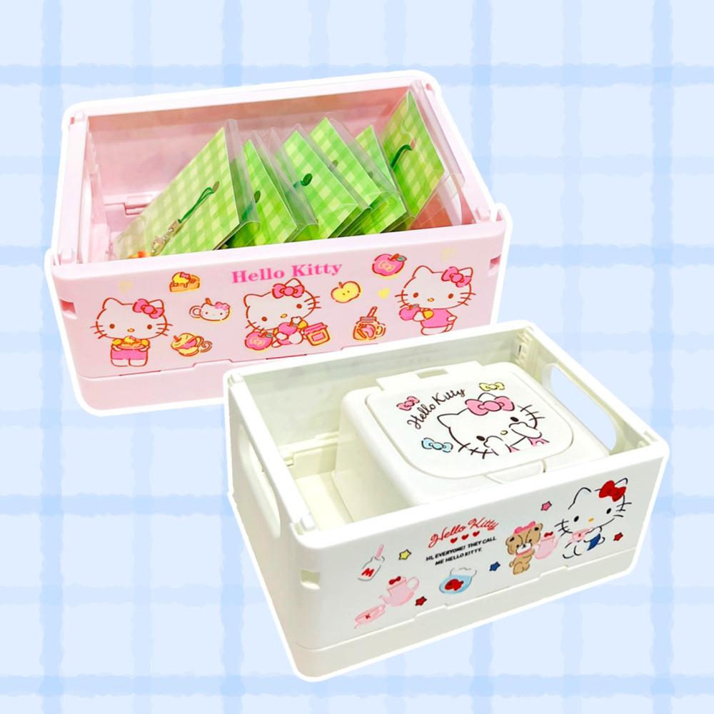 [국내배송] 헬로키티 폴딩박스 캐릭터수납함 키티보관함 키티수납박스