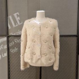 르니앤맥코이 큐빅장식털가디건 MM12CD7727FJY