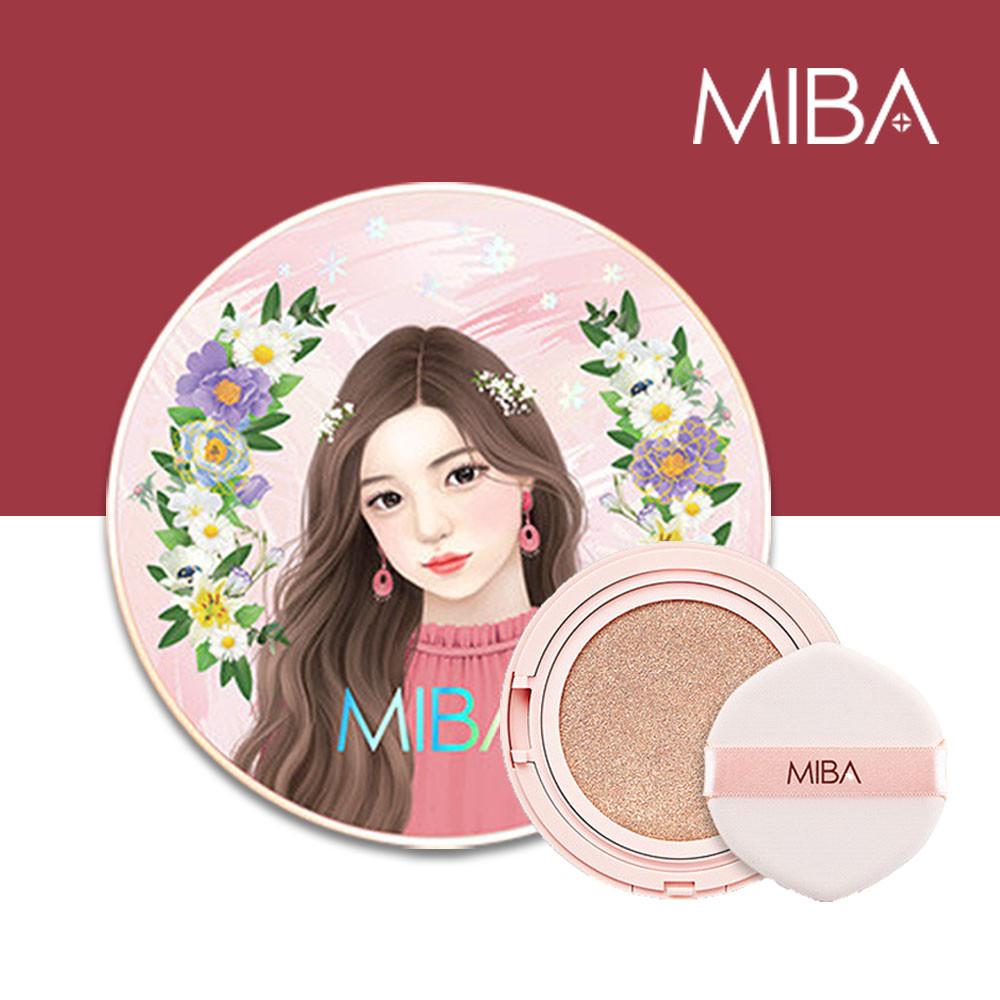 미바 왕쿠션 시즌2 본품+리필 구성 25g 대용량 MIBA