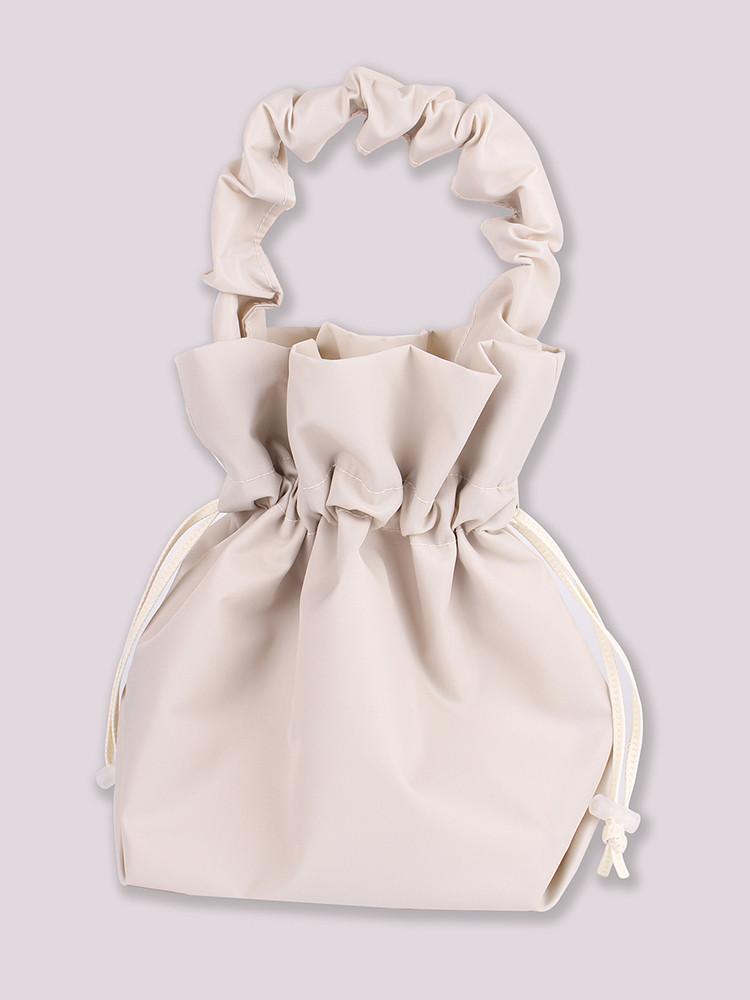 에이바이에이 그레이 셔링 나일론 방수 버킷백 3size 자체제작 디자이너가방