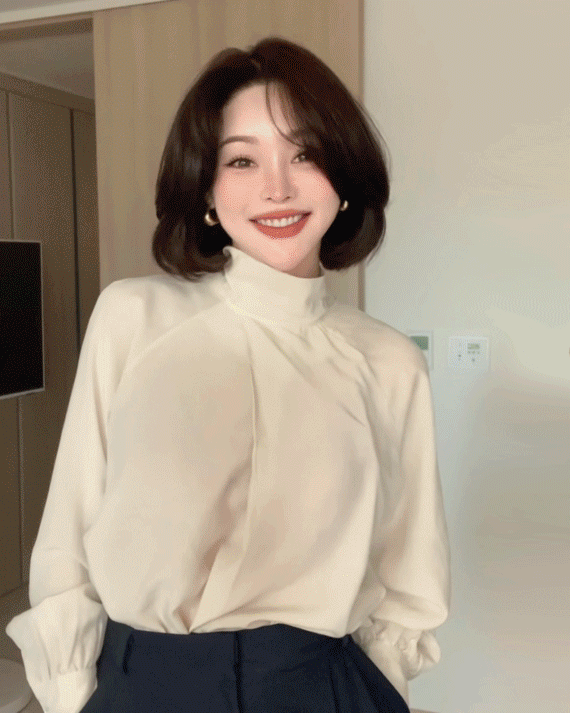 [2way]알파 타이 블라우스(3color)