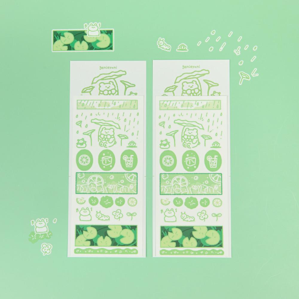 비와 라임에이드 스티커