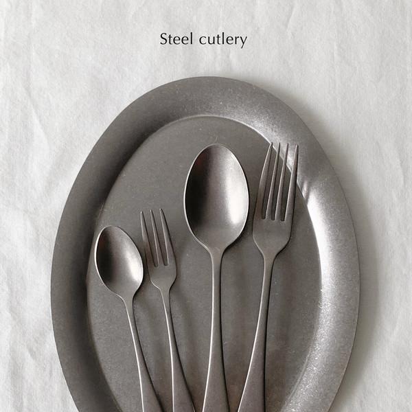 Steel cutlery (4 types)