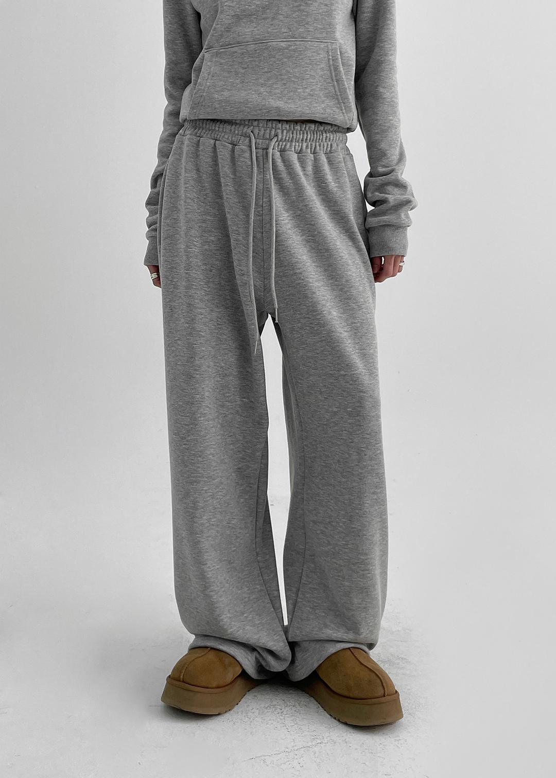 [MADE] 나이니 밍크 와이드 밴딩팬츠 *