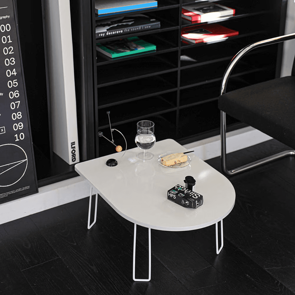 U 반타원 접이식 좌식 테이블 2size