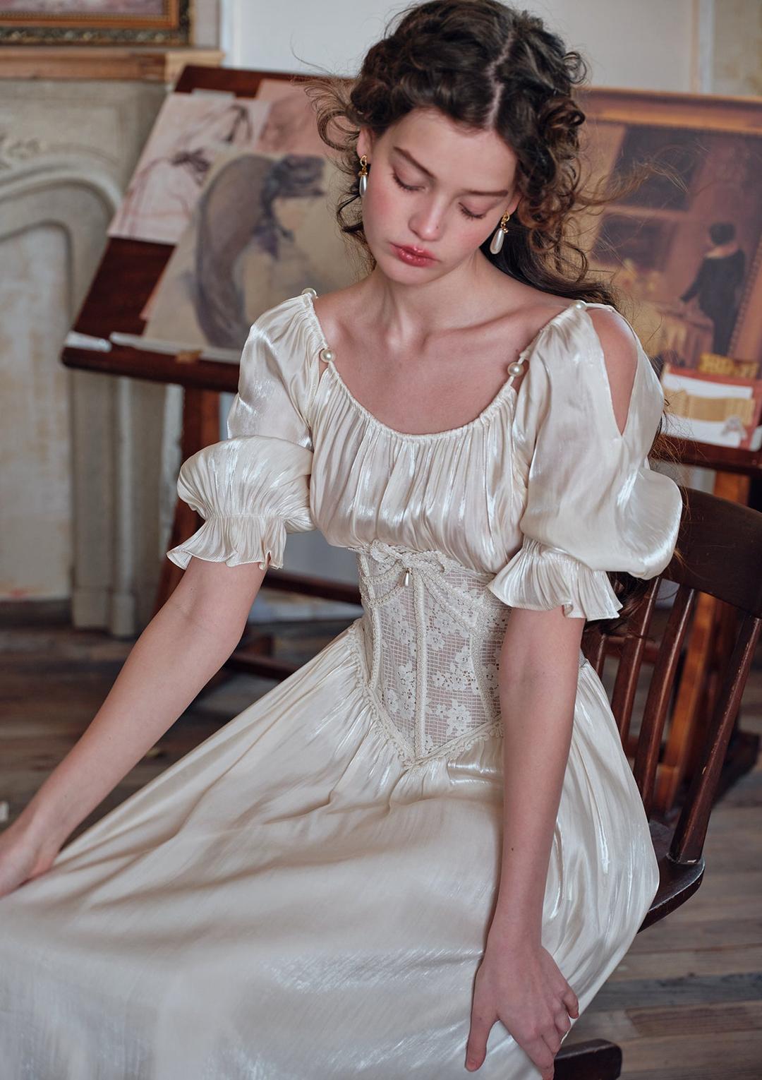 "Du cocon au papillon" Corset Dress - XS