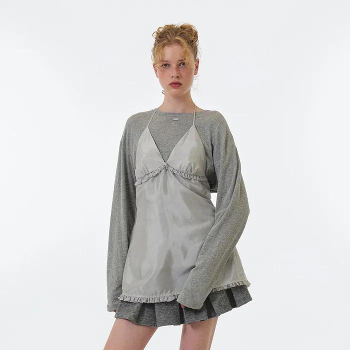 RUBY HALTER-NECK DRESS (MINT)