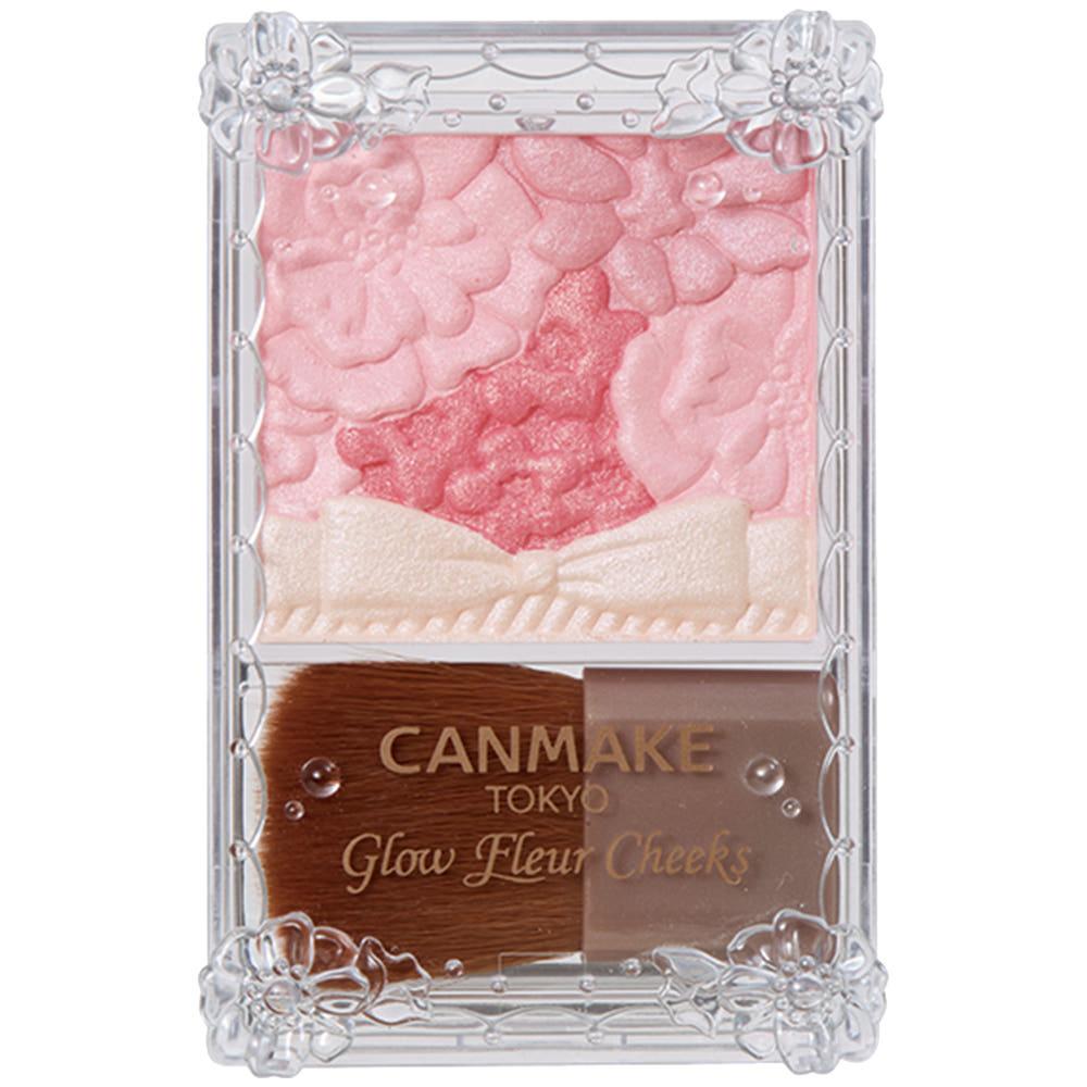 일본 캔메이크 블러셔 글로우 플뢰르 치크 볼터치 17 스트로베리 밀크