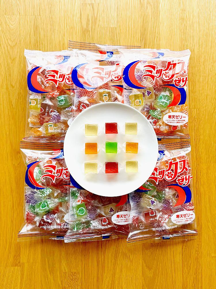 [ 무료배송 ] 킨조젤리 과일맛 믹스 125g X 6개 / 껍질채 먹는 과일젤리 / 킨죠 일본젤리