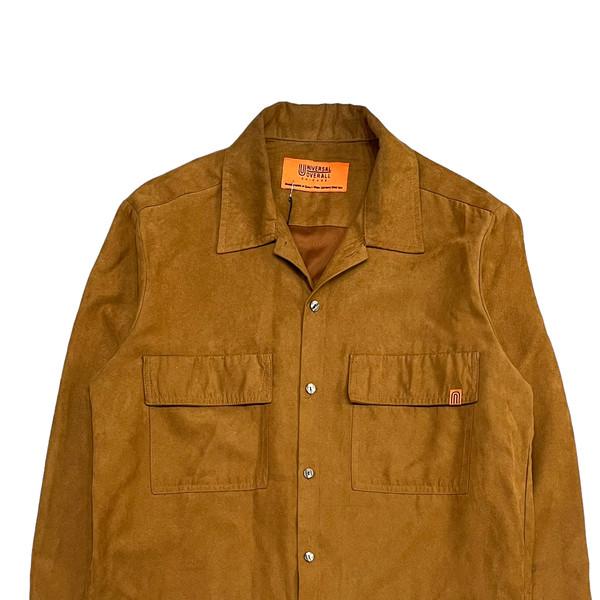 UNIVERSAL OVERALL fake suede shirt