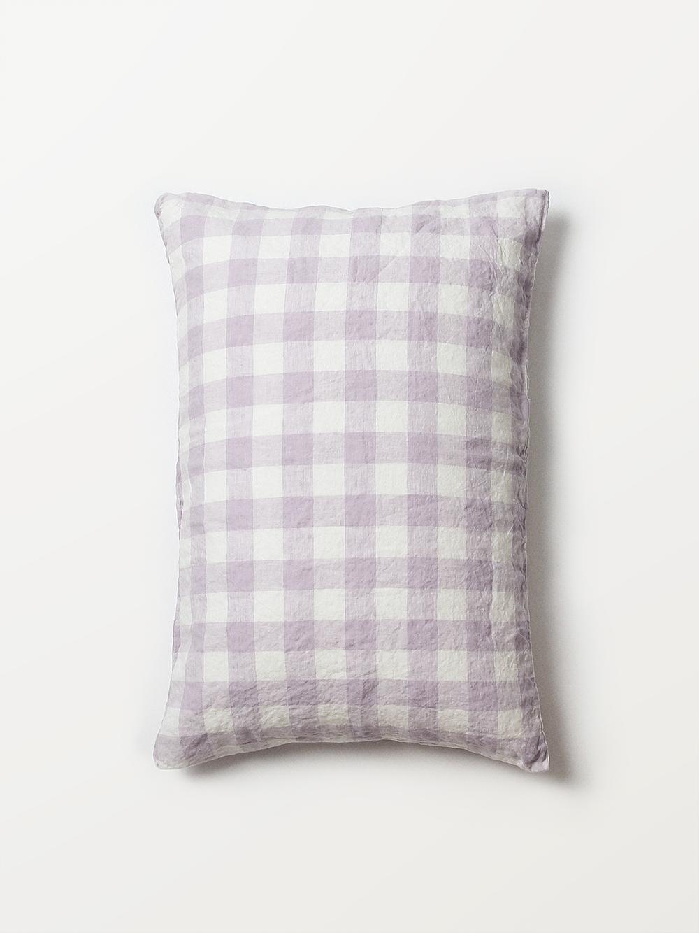 French linen pillowcase (Orchid)