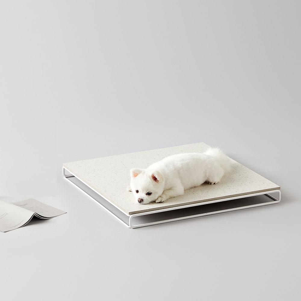 펫토 스톤매트 강아지 고양이 애견 대리석 쿨매트 마블 화이트