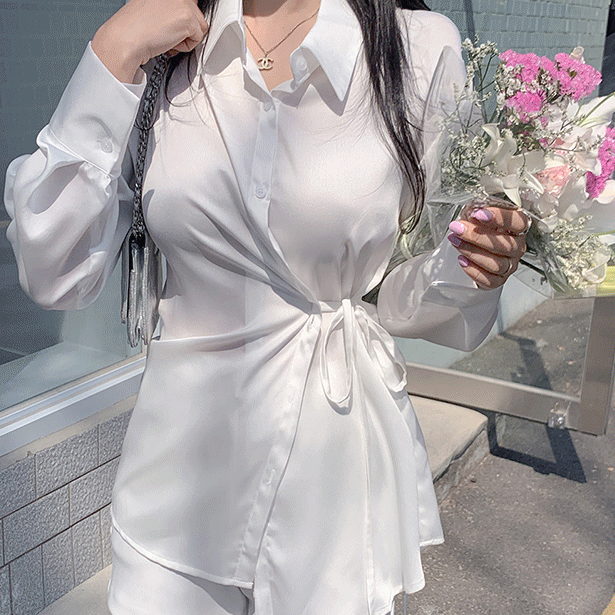 코브샤틴끈랩셔츠 nb