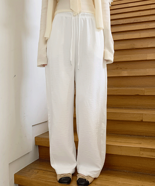 퍼빗 릴리즈 여리와이드 밴딩 팬츠 - 3color