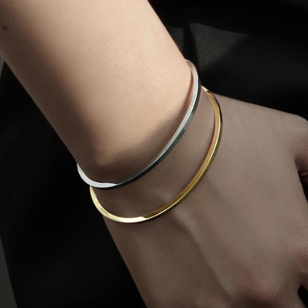 심플 뱅글 서브 팔찌 실버/골드/로즈골드