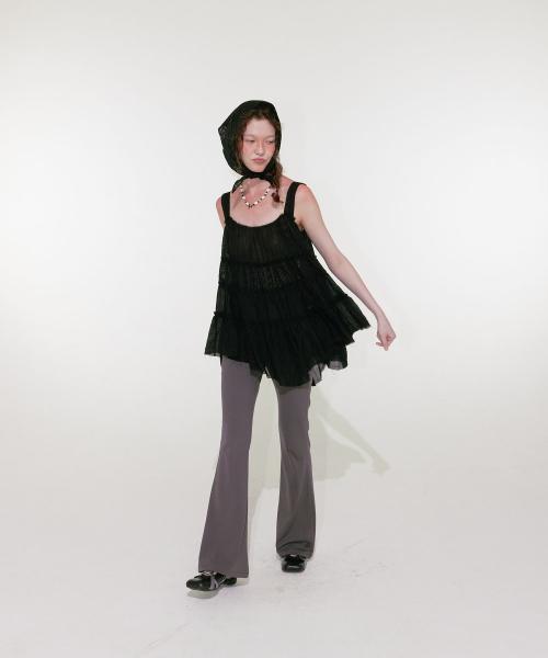 Swan Lace Blouse (Black)