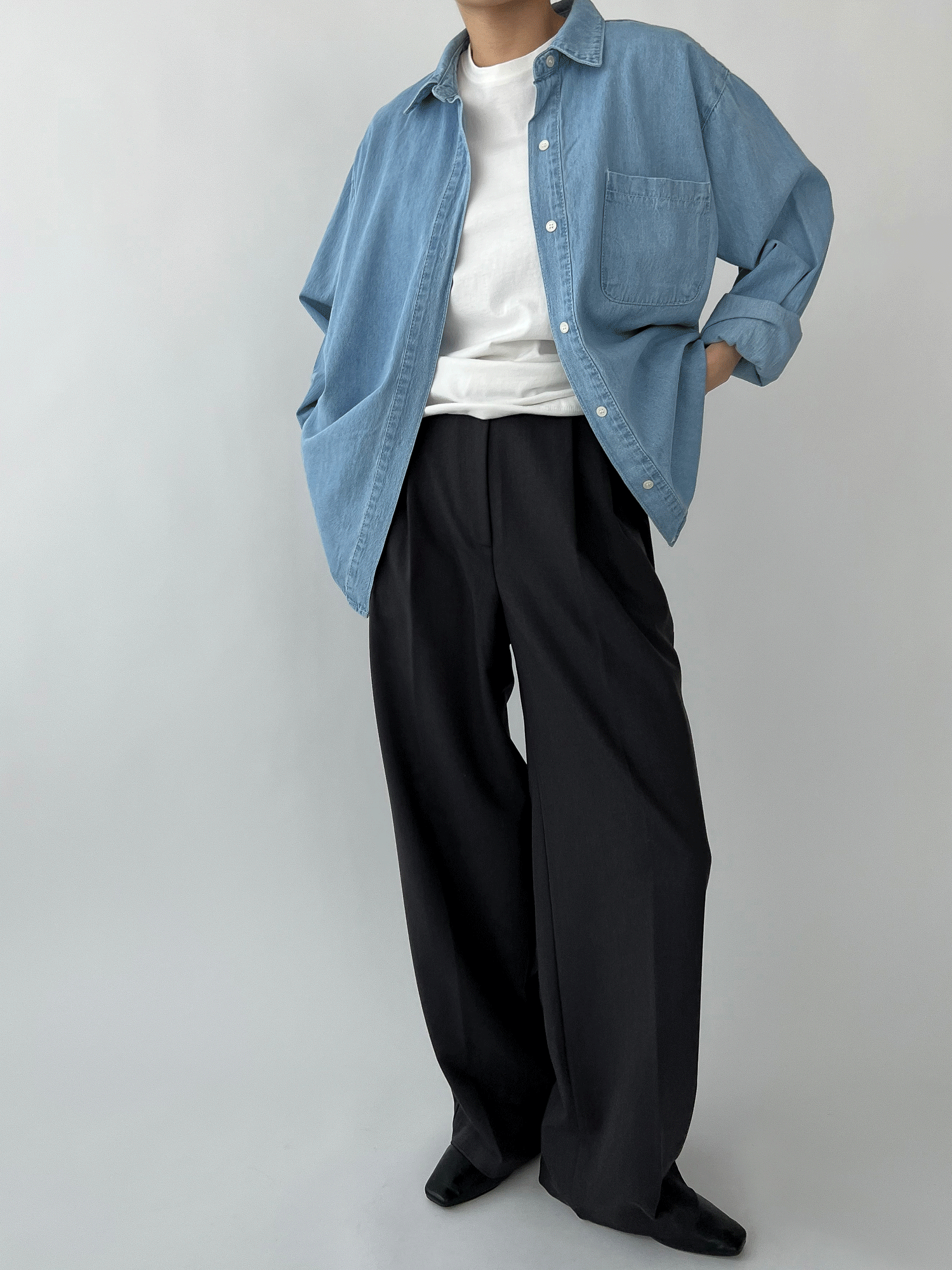 모던 슬랙스 팬츠 - pt