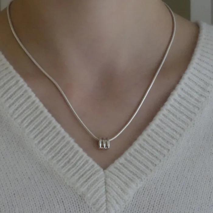 24WT Layer Necklace (Snake Chain) [GIFT패키지]