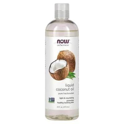 나우푸드 NOW Foods Solutions, 액상 코코넛오일, 순수 분획, 473ml(16 fl oz)