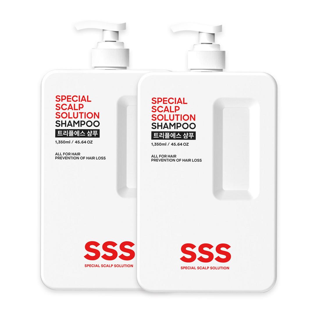트리플에스 약산성 탈모샴푸, 1.35L, 2개 - 샴푸 | 쿠팡