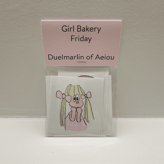 Girl Bakery Sticker Friday 6 set
