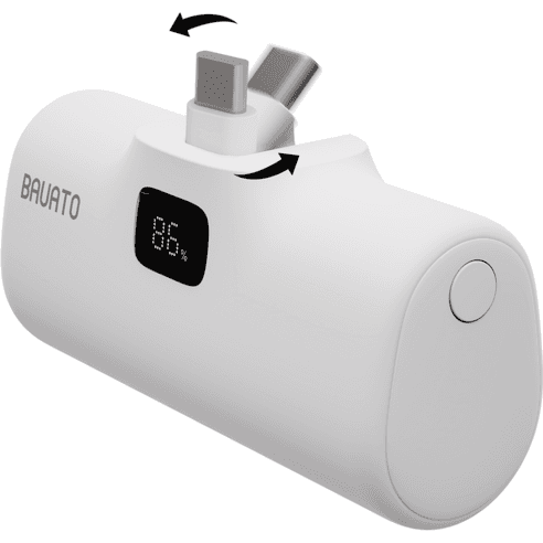 바우아토 단자 접이식 PD 20W 고속 충전 미니 일체형 도킹형 보조배터리 5000mAh - 휴대폰/액세서리 | 쿠팡