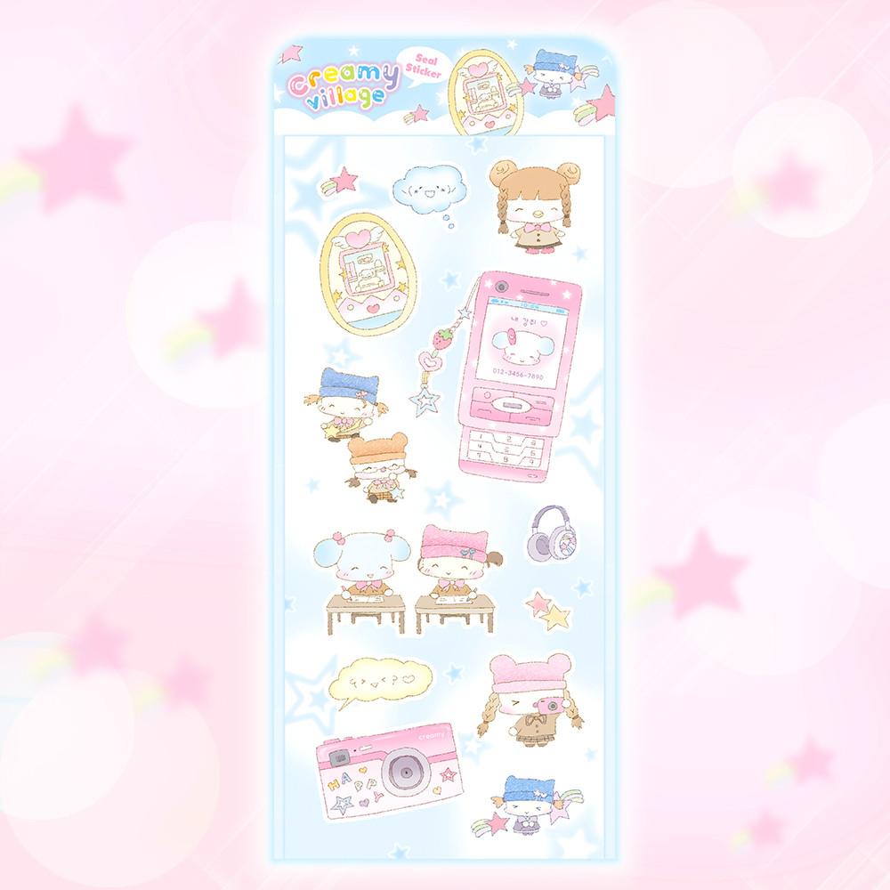 Y2K 스쿨 스티커