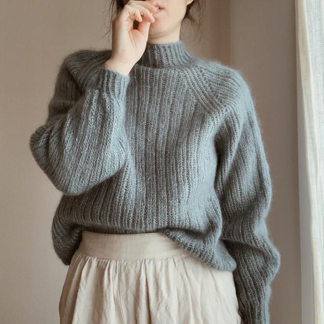 Nele sweater English PDF pattern — GREGORIA FIBERS